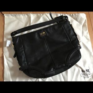 Coach ‘Katrina’ Black Leather Bag